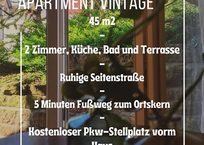 Ferienwohnung Vintage-Neu Teilrenoviert